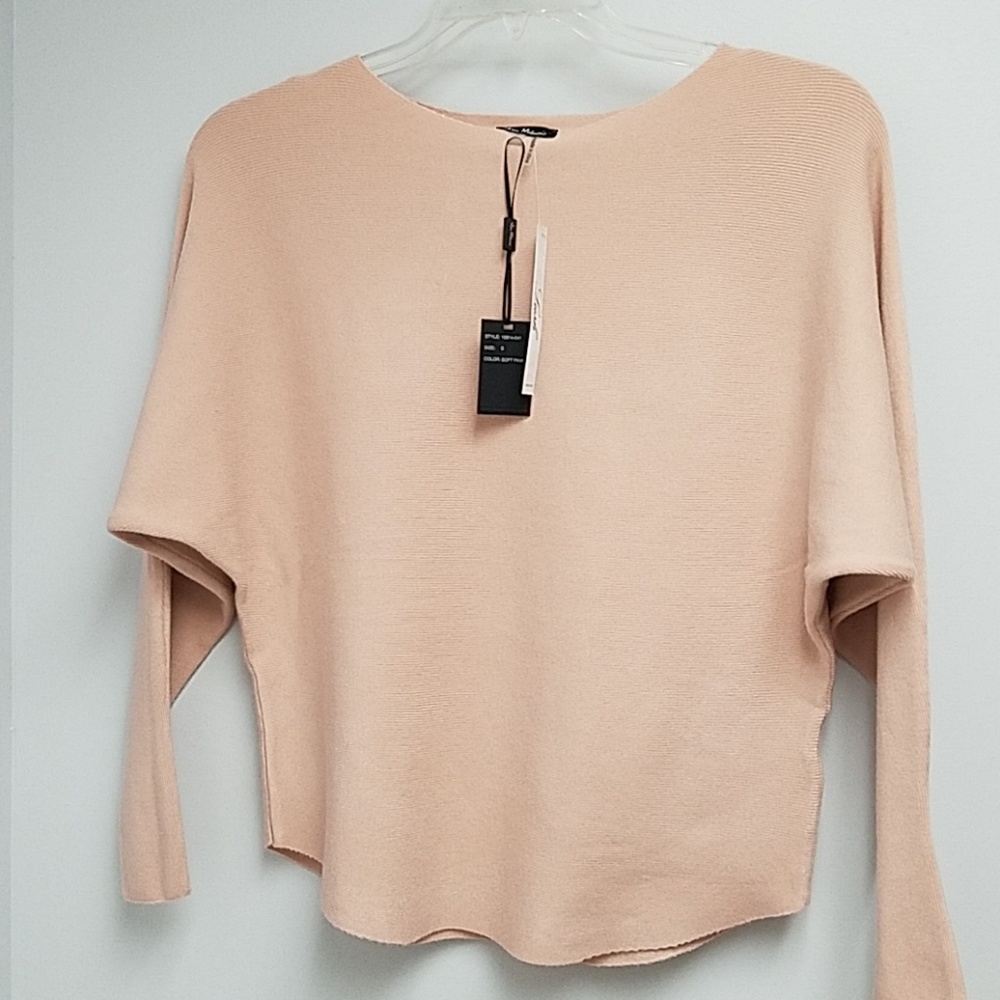 Villa Milano | NWT Pink Dolman Sleeve Sweater S